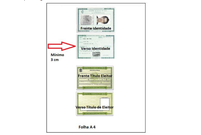 Modelo de cópia de documentação para matrícula Modelo de cópia de documentação para matrícula