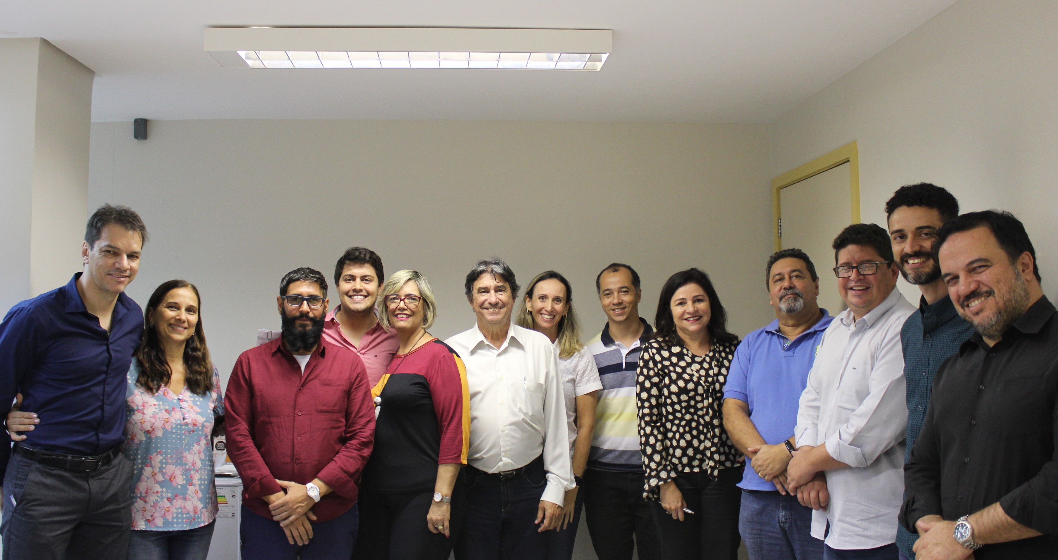 Equipe de gestores do IFG que participou da reunião final com os membros da Comissão do Inep