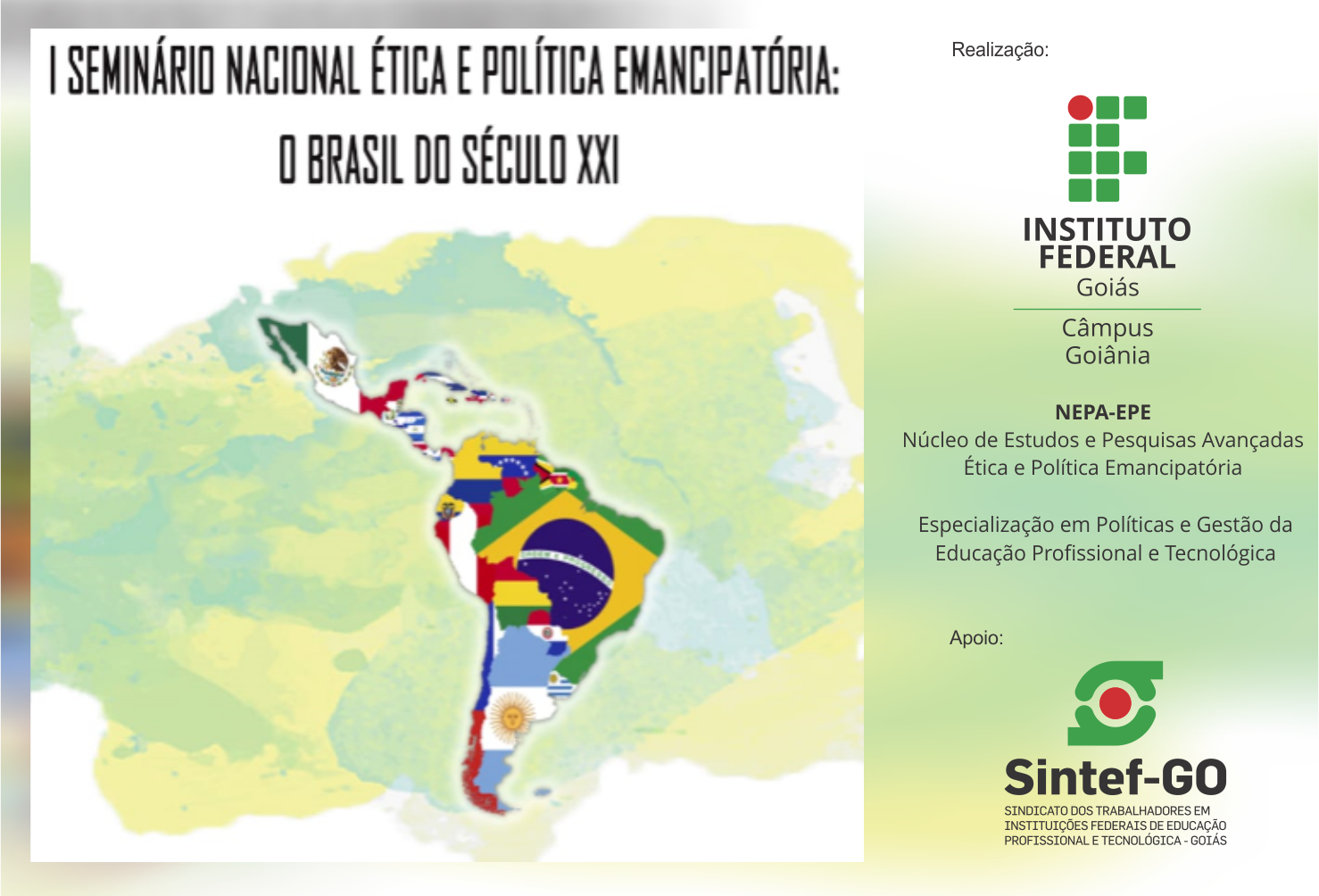 Banner de divulgação do evento