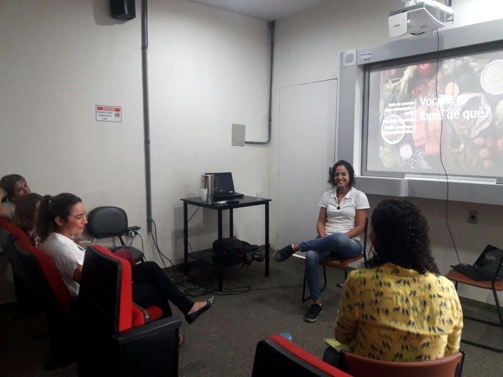 Primeiro encontro do Você tem fome de quê? ocorreu na manhã desta segunda-feira, 13, no Câmpus Goiânia Primeiro encontro do Você tem fome de quê? ocorreu na manhã desta segunda-feira, 13, no Câmpus Goiânia
