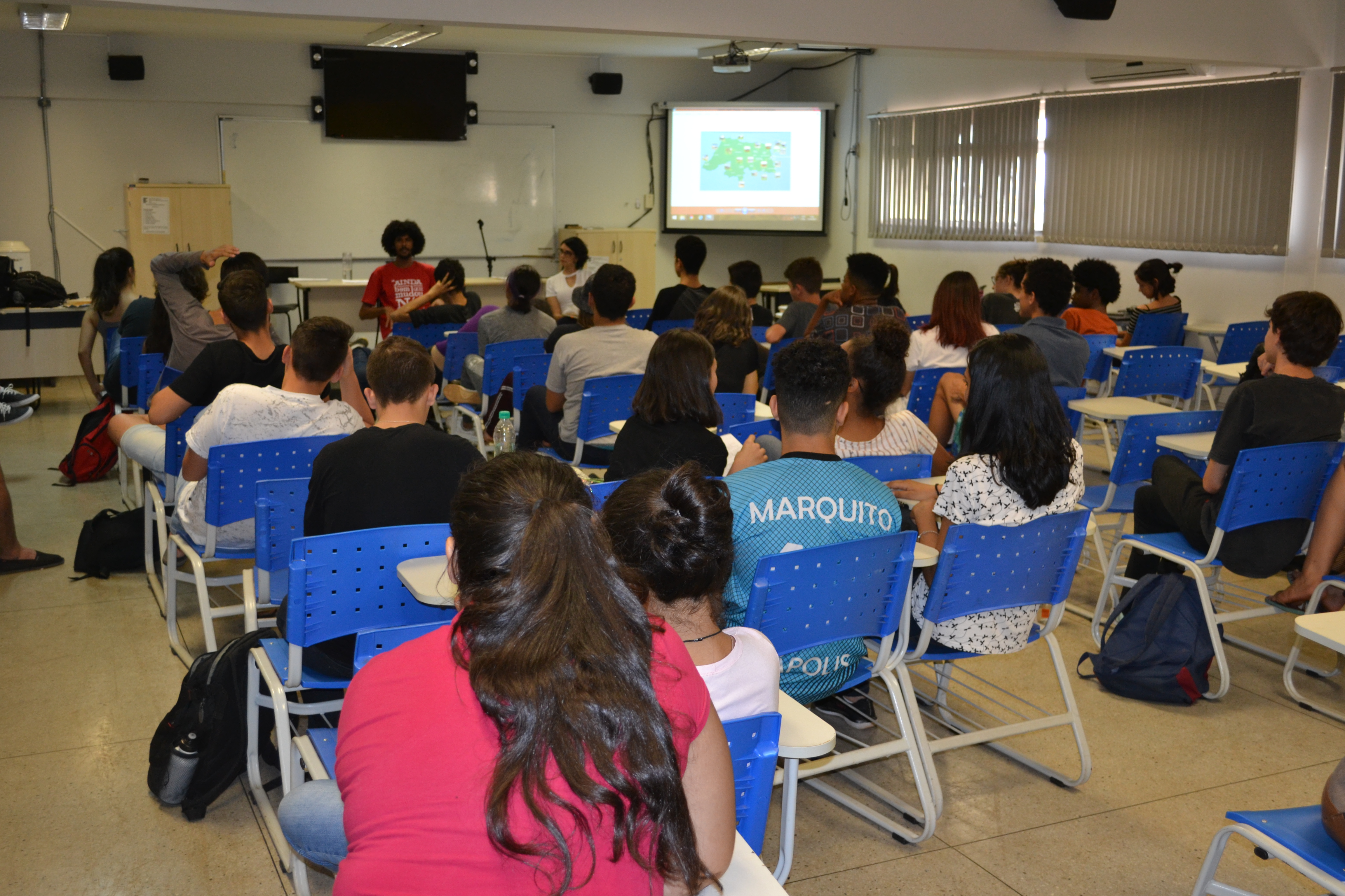 Palestra realizada no Câmpus Anápolis Palestra realizada no Câmpus Anápolis