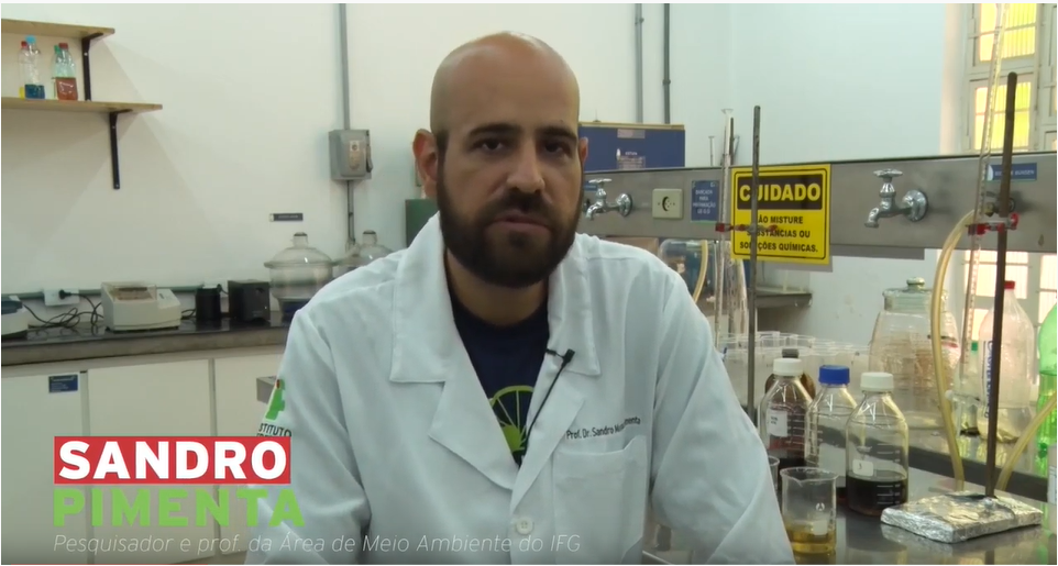 Trecho do vídeo do Flash da Ciência sobre a pesquisa no Aterro Sanitário de Goiânia