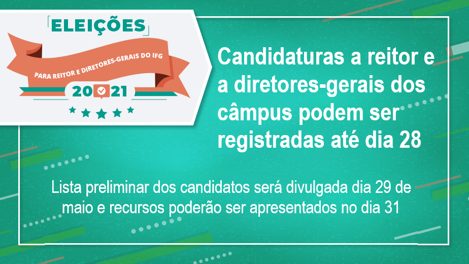 Os candidatos podem registrar suas candidaturas a partir desta quarta-feira, 26, até o dia 28 Os candidatos podem registrar suas candidaturas a partir desta quarta-feira, 26, até o dia 28