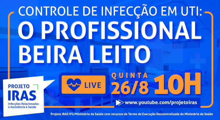 Live IRAS será dia 26 de agosto Live IRAS será dia 26 de agosto