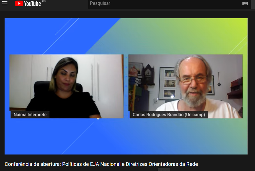 Professor Carlos Rodrigues Brandão (Unicamp) durante o I Encontro do Centro-Oeste dos Projetos da EJA Integrada – EPT Professor Carlos Rodrigues Brandão (Unicamp) durante o I Encontro do Centro-Oeste dos Projetos da EJA Integrada – EPT