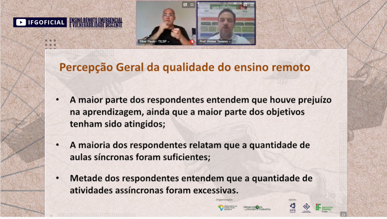 Percepção geral dos alunos sobre o ensino remoto Percepção geral dos alunos sobre o ensino remoto