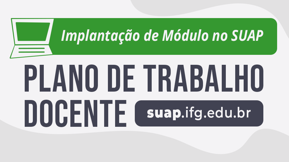 Novo módulo do Suap Plano de Trabalho Docente Novo módulo do Suap Plano de Trabalho Docente