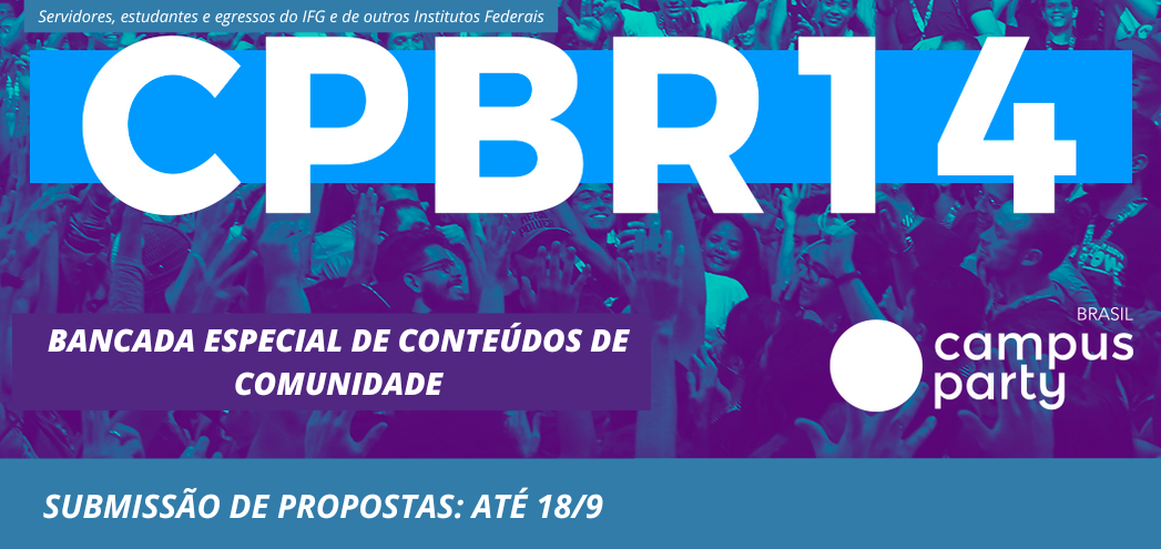 A Campus Party Brasil 14 acontecerá entre os dias 11 e 15 de novembro no Pavilhão de Exposições – Distrito Anhembi, em São Paulo A Campus Party Brasil 14 acontecerá entre os dias 11 e 15 de novembro no Pavilhão de Exposições – Distrito Anhembi, em São Paulo