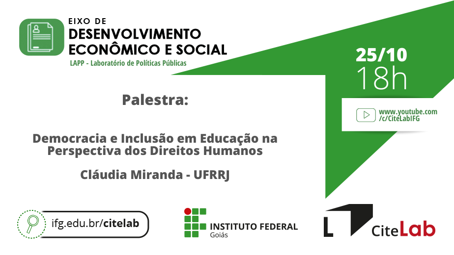 Palestra será transmitida às 18 horas Palestra será transmitida às 18 horas
