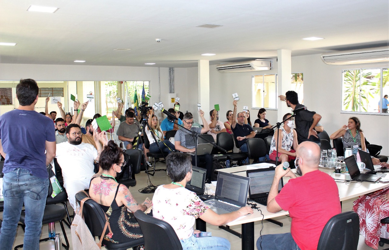 Representantes de várias instâncias do IFG participam da Plenária Representantes de várias instâncias do IFG participam da Plenária