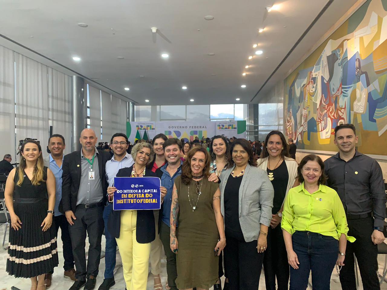 IFG esteve representado na solenidade de hoje sobre o anúncio da recomposição orçamentária, em Brasília (DF) IFG esteve representado na solenidade de hoje sobre o anúncio da recomposição orçamentária, em Brasília (DF)