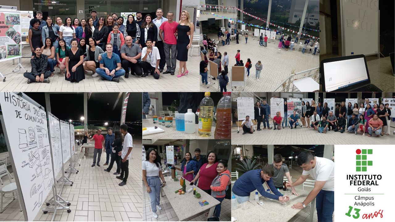 Foram apresentados trabalhos de cerca de 40 estudantes dos cursos da EJA do Câmpus Anápolis Foram apresentados trabalhos de cerca de 40 estudantes dos cursos da EJA do Câmpus Anápolis