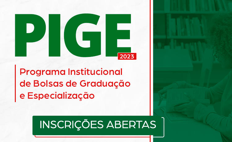 Inscrições abertas para programa de bolsas de graduação e especialização