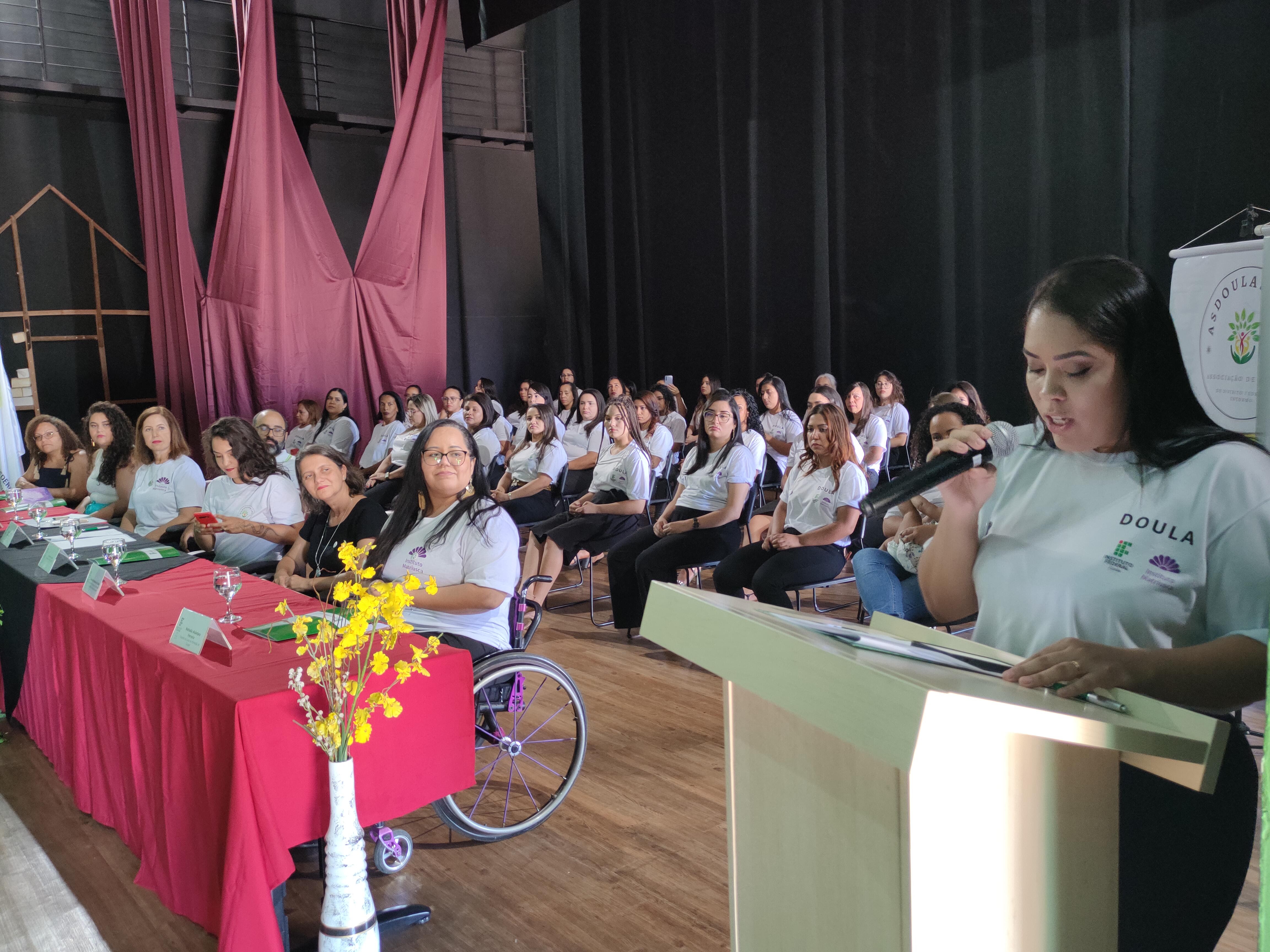 Discurso da oradora Natália Felício Ramos