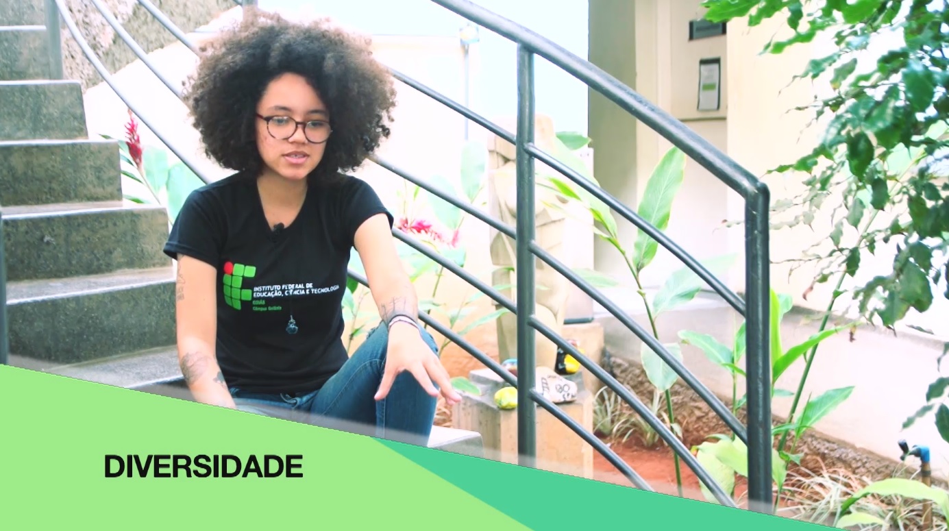 Representando os discentes do Câmpus Goiânia, estudantes relatam suas relações, afetos e experiências vivenciados na Instituição.