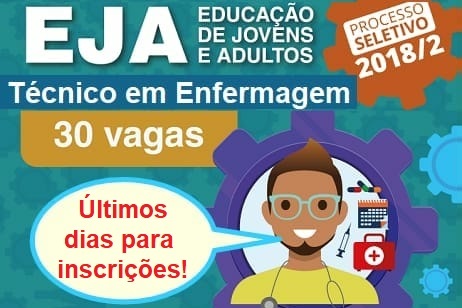 Atenção: últimos dias para inscrições Atenção: últimos dias para inscrições