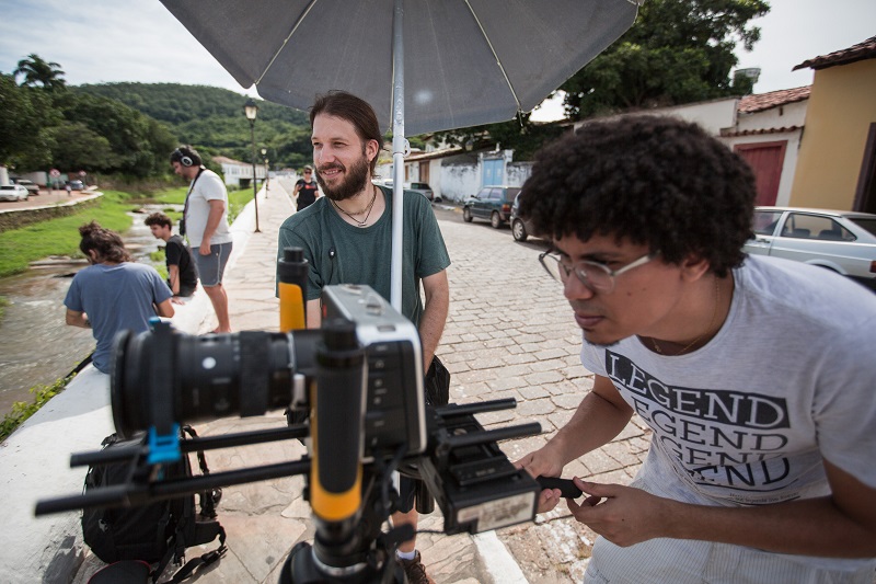 Equipe de filmagem do documentário Equipe de filmagem do documentário