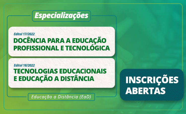 Nas duas seleções, são ofertadas ao todo 520 vagas; 20% delas são destinadas aos docentes do IFG Nas duas seleções, são ofertadas ao todo 520 vagas; 20% delas são destinadas aos docentes do IFG