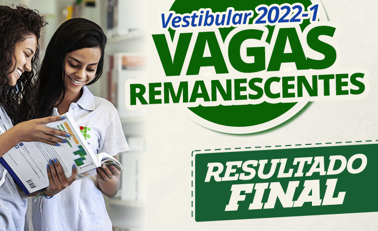 Resultado do vestibular de vagas remanescentes foi publicado Resultado do vestibular de vagas remanescentes foi publicado