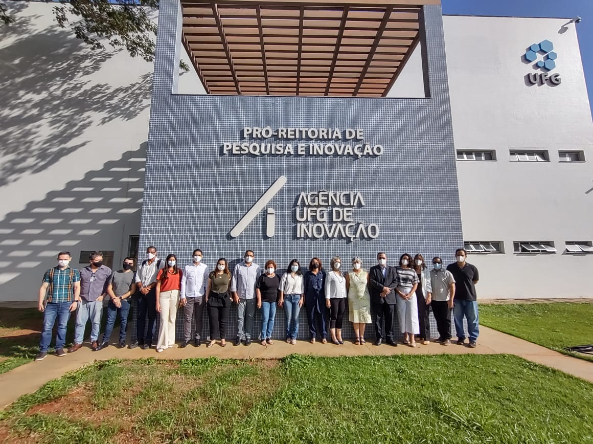 Gestores do Instituto Federal de Goiás fizeram uma visita ao Parque Tecnológico Samambaia da Universidade Federal de Goiás, nesta quarta-feira, 27