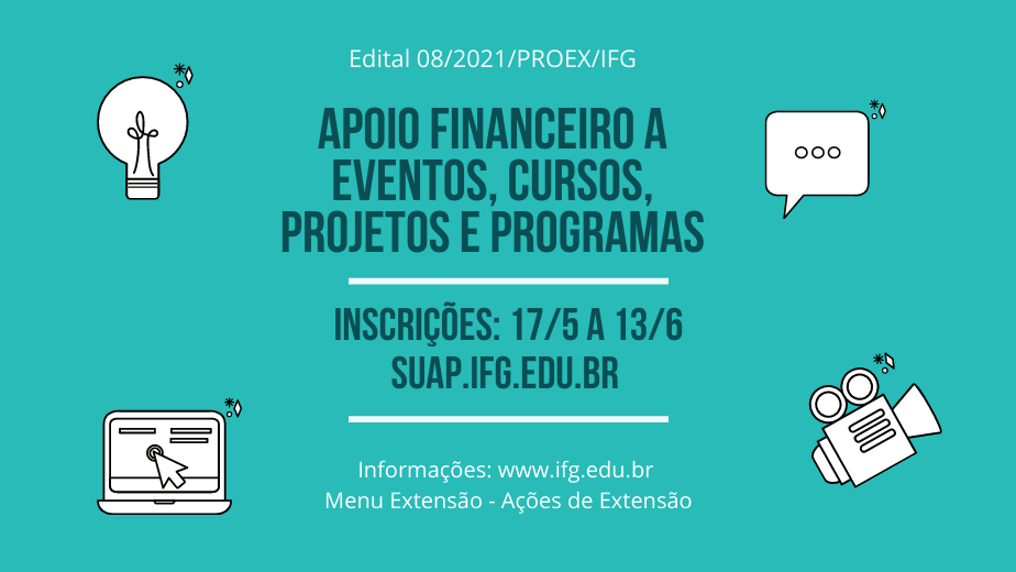 Edital de ações de extensão é publicado Edital de ações de extensão é publicado