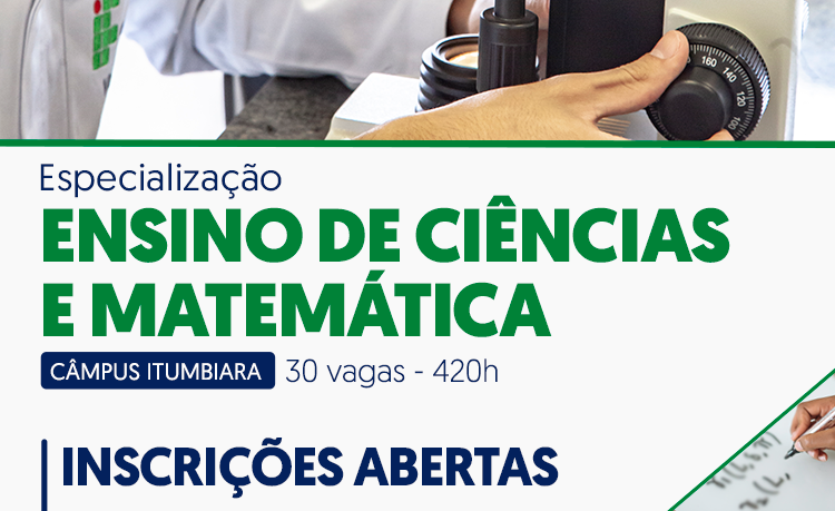 Especialização inicia inscrições