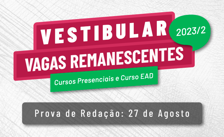 Candidatos às vagas remanescentes farão provas no domingo, 27 de agosto