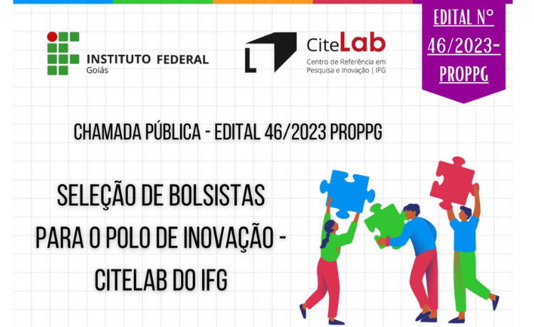 Seleção de bolsistas para a implantação do Polo de Inovação - CiteLab