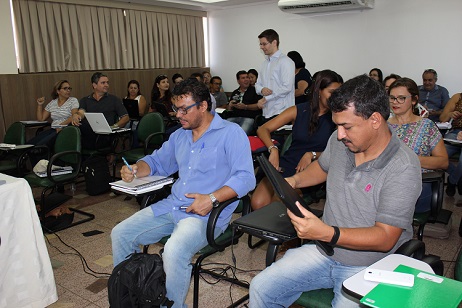 Turma do curso de mestrado em Administração