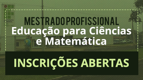 Inscrições abertas para mestrado profissional imagem sem descrição.